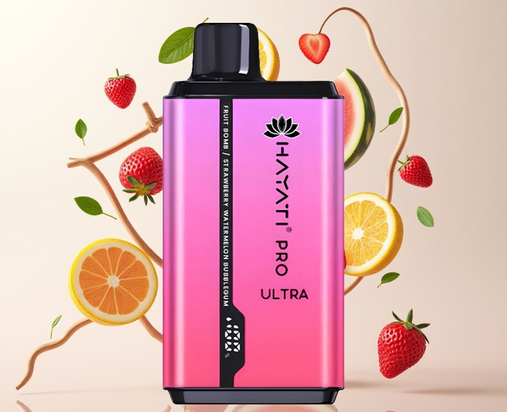 Hayati Pro Ultra 15000 Puffs Vape &ndash; Fruktbombe & Jordb&aelig;r Watermelon Bubblegum: N&aring;r smak m&oslash;ter utholdenhet i 2025